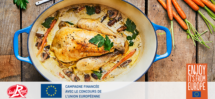 Blanquette de poulet entier Label Rouge